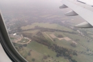... we break through the bottom of the cloud just as we fly over Windsor Castle.