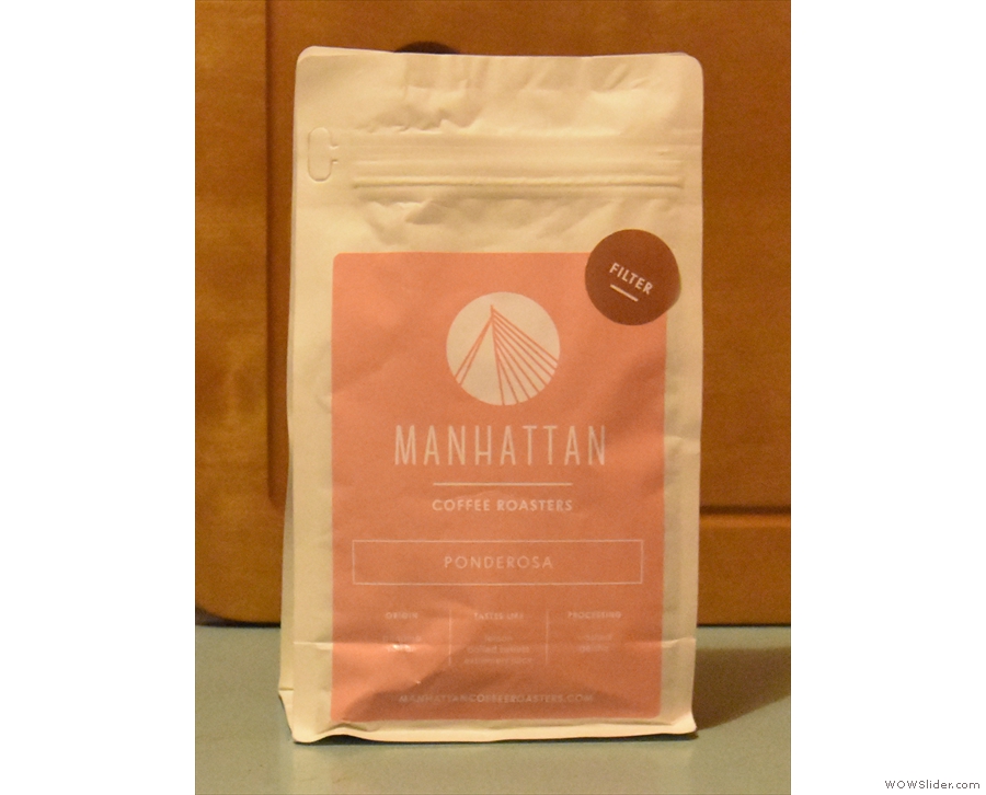 I was struck by Manhattan Coffee Roasters and bought this Geisha to take home with me.