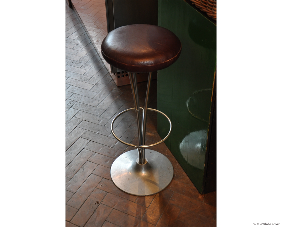 You can also perch at the counter on a bar-stool