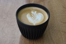 ... a flat white, which the staff were happy to make in my HuskeeCup.