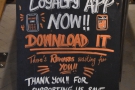Wayland's Yard has also gone contactless when it comes loyal cards, now on an app!