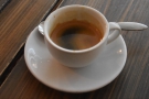 ... choosing the guest espresso, a DR Congo single-origin from Craft House Coffee.