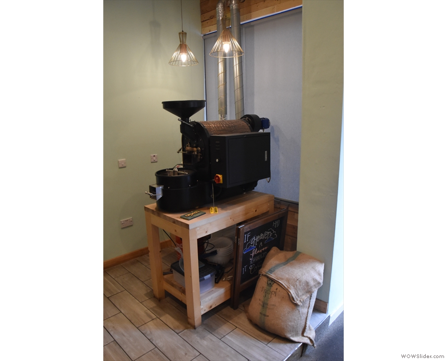 Finally, there's the roaster, still in pride of place at the front on the right, although now...