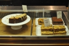 To the right is a small selection of the cake on offer.