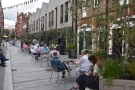 Still in London, Party on Pavilion has used the existing pedestrianised street, while...