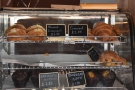 ... including the usual pastries and muffins. The till is on the right...