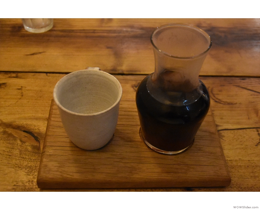 I paired this with the filter option, a single-origin from the DRC, which was prepared...