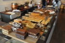 ...led by an impressive selection of cake right at the front of the counter.