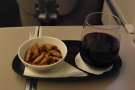 Although I wasn't eating on the flight, I did have a glass of port before bed.