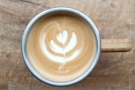 Nice latte art.