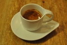 I went for the Brazil... A very fine espresso in an even finer cup!
