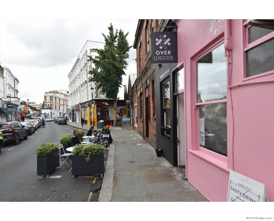 Just opposite Earl's Court Station is the (relatively) quiet Hogarth Road, where you'll find...