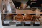 ... where you'll find the pastries, cakes and filled croissant...