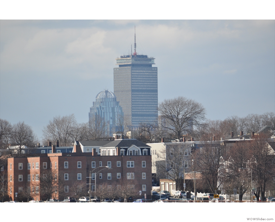 ... and our old friends the Prudential Tower...