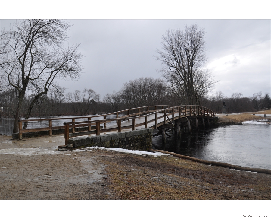 From there, we went to Concord, home of the North Bridge (reconstructed) with...