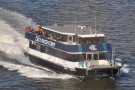 As well as trains and automobiles, there's also river traffic, like this East River Ferry.