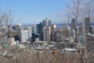 And there it is: downtown Montreal...