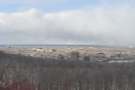 In the brief gap between the clouds, I got a panorama looking north across Le Plateau.