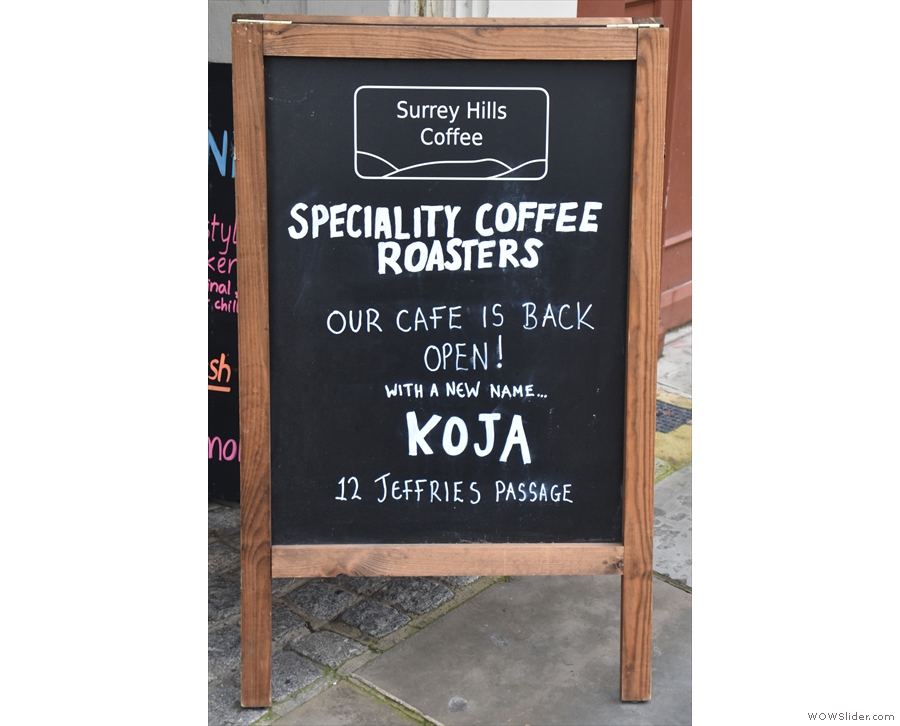 ... which is when Koja by Surrey Hills Coffee opened.