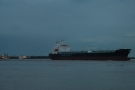 After dinner, I went down to the river one last time to watch the ships go by...