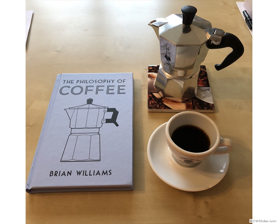 Another perfect gift (in my biased opinion) is my book, The Philosophy of Coffee...