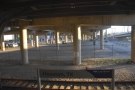 And here we are: Houston Station, conveniently located under Interstate 45!