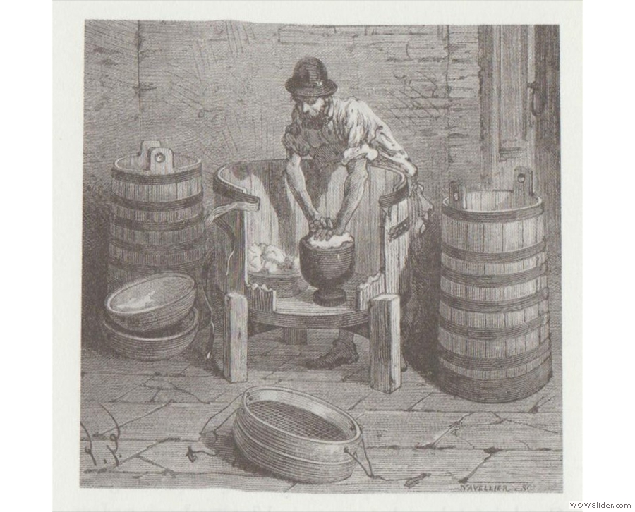 ... while this is a man making a Dutch cheese (from 1870), which is where I'll leave you.