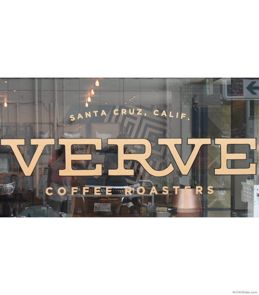 One of several Verve Coffee Roasters in Japan, this is in the city of Kamakura.