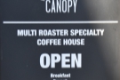 Canopy Coffee in my hometown of Guildford, reinventing itself as a takeaway operation.