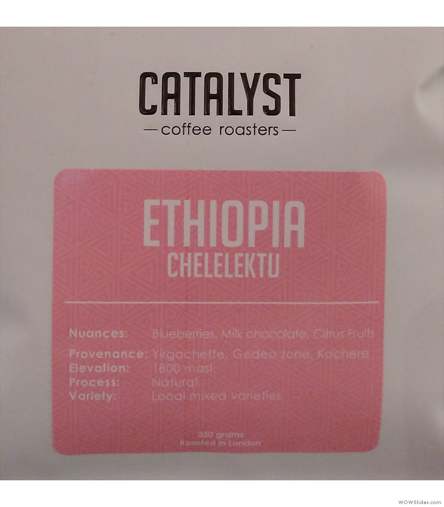 Rounding things off back in London, Catalyst keeps its coffee roaster in the basement.