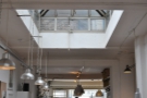 The skylights make the back a light and airy place.