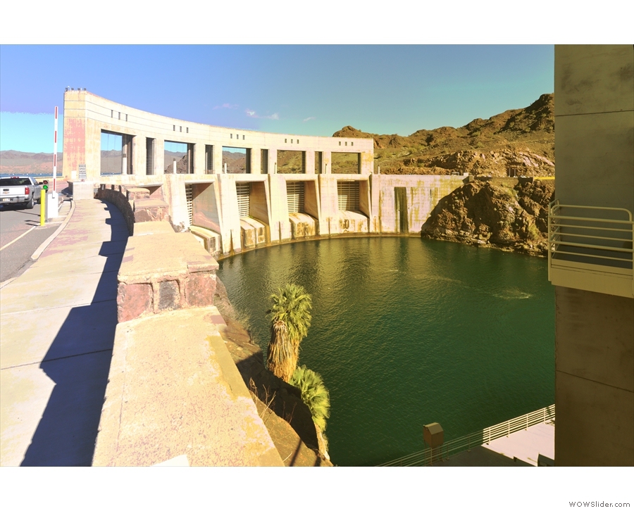 Next stop, the small (in width) but impressive Parker Dam built in 1934-38.