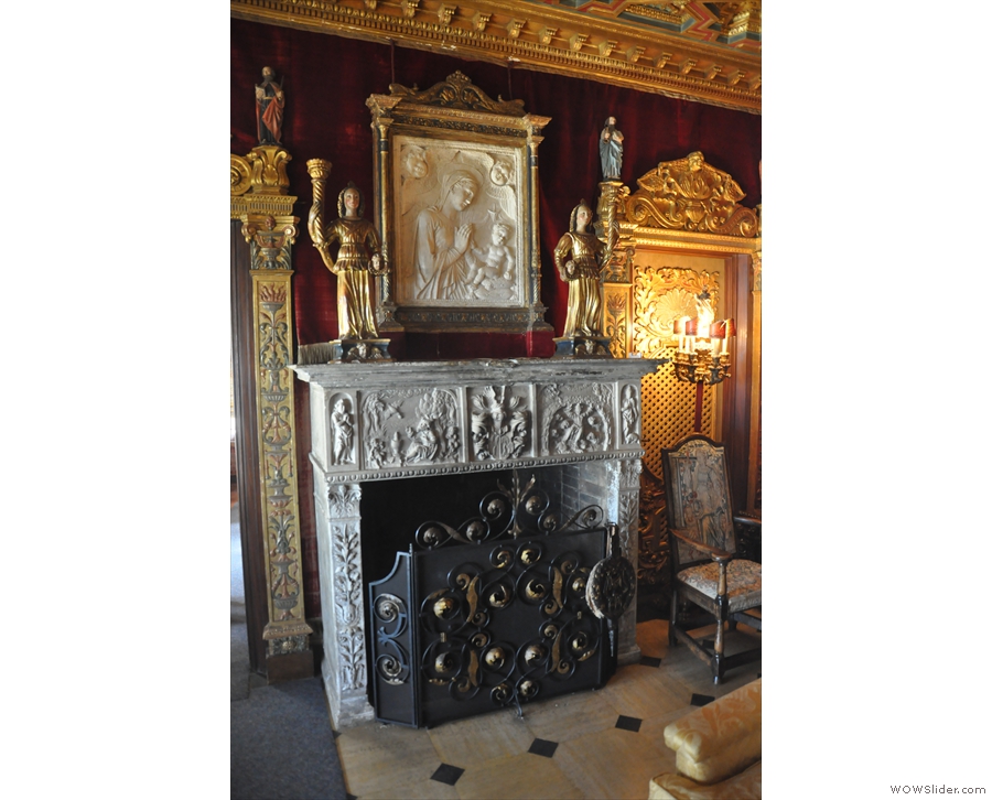... and a glorious fireplace (again, not all the rooms have fireplaces).
