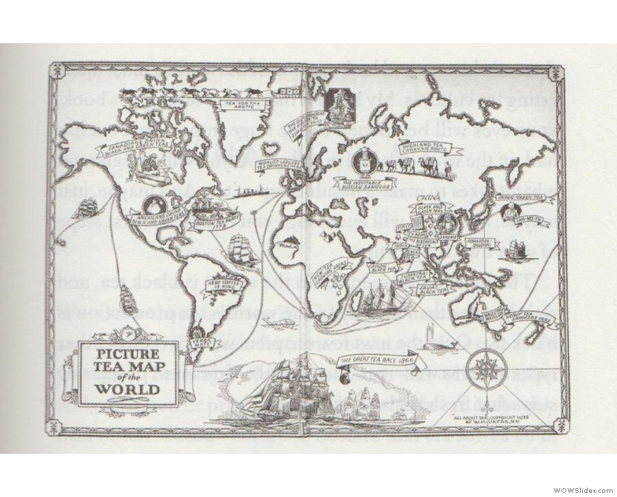 ... from the British Library. This is a Picture Tea Map of the World...