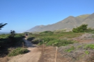 In fact, there are plenty of hiking trails here. This one heads north along the top of the...