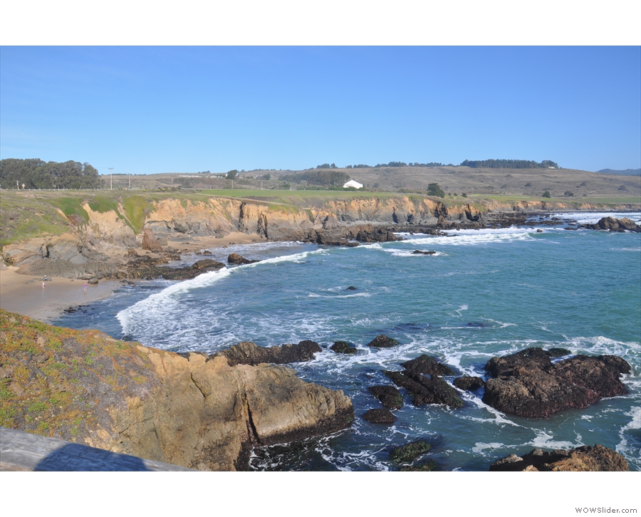 ... which offered excellent views of the coast immediately to the south of Pigeon Point.