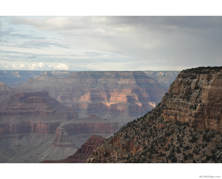 ... valley. Once again, my eye is drawn to the light on the far side of the Grand Canyon.
