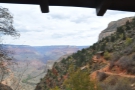 The view from the 'window', looking across the canyon. The other structure is a...