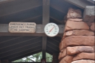 I checked the temperature at the resthouse: 70°F or 21°C, a little bit warmer than before.