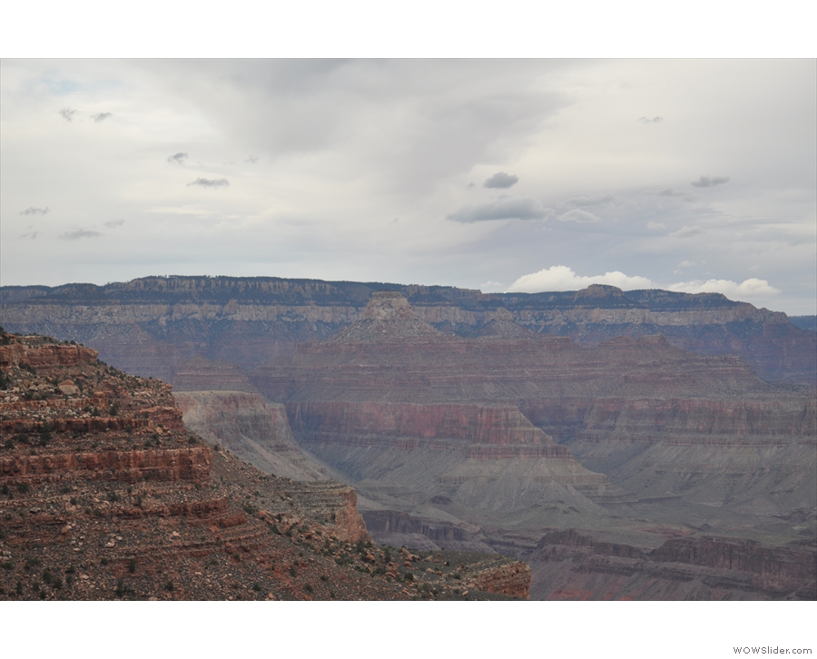 Or, for that matter, of the layers of rocks on the north side of the canyon.