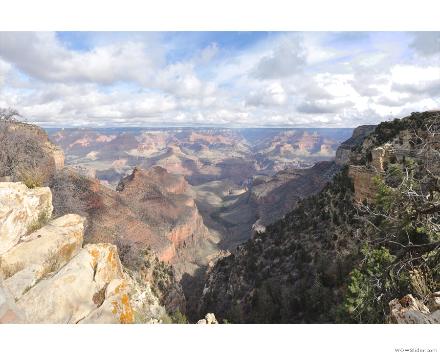 From there, it was out onto the rim itself for more spectacular views of the canyon...