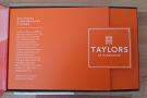 It was a very special delivery from Taylors of Harrogate, or, more precisely, from...