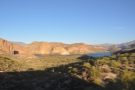 ... to look out over Canyon Lake, another reservoir on the Salt River.