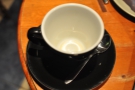 A poor picture, but look how clean that cup is!