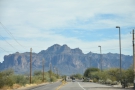 ... the Superstition Mountains along Lost Dutchman Boulevard.