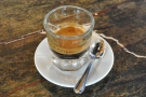However, that wasn't for me: instead I had this lovely double-shot of the Nizza.
