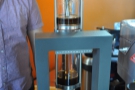 The coffee, of course, is being filtered as it extracts.