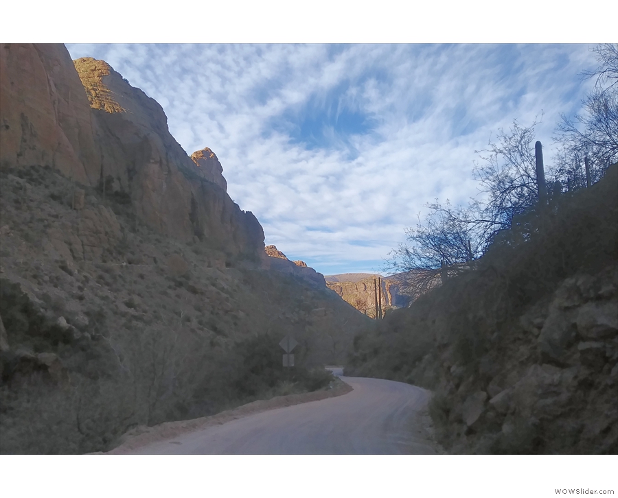 Back in my car, I set off north along the bottom of Fish Creek Canyon.