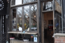Bluebird Coffee Shop, as seen from the 1st Avenue side of 1st Street...