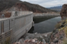 ... I got my first look at the front of the dam. What I hadn't realised was that there's an...